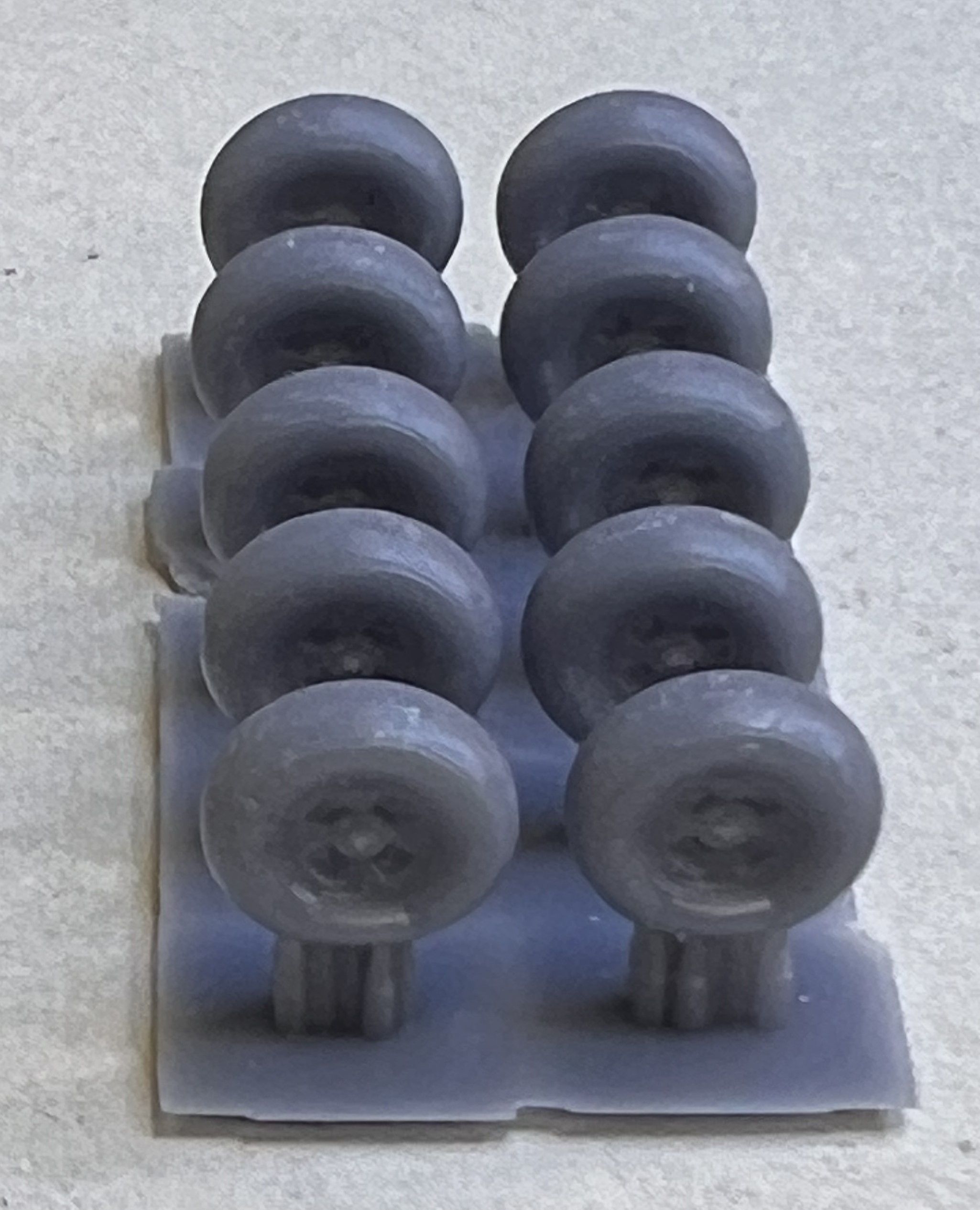 Spitfire - four spoke wheel - smooth tires 3D print model_10