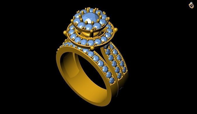 Girl Ring 3D print model