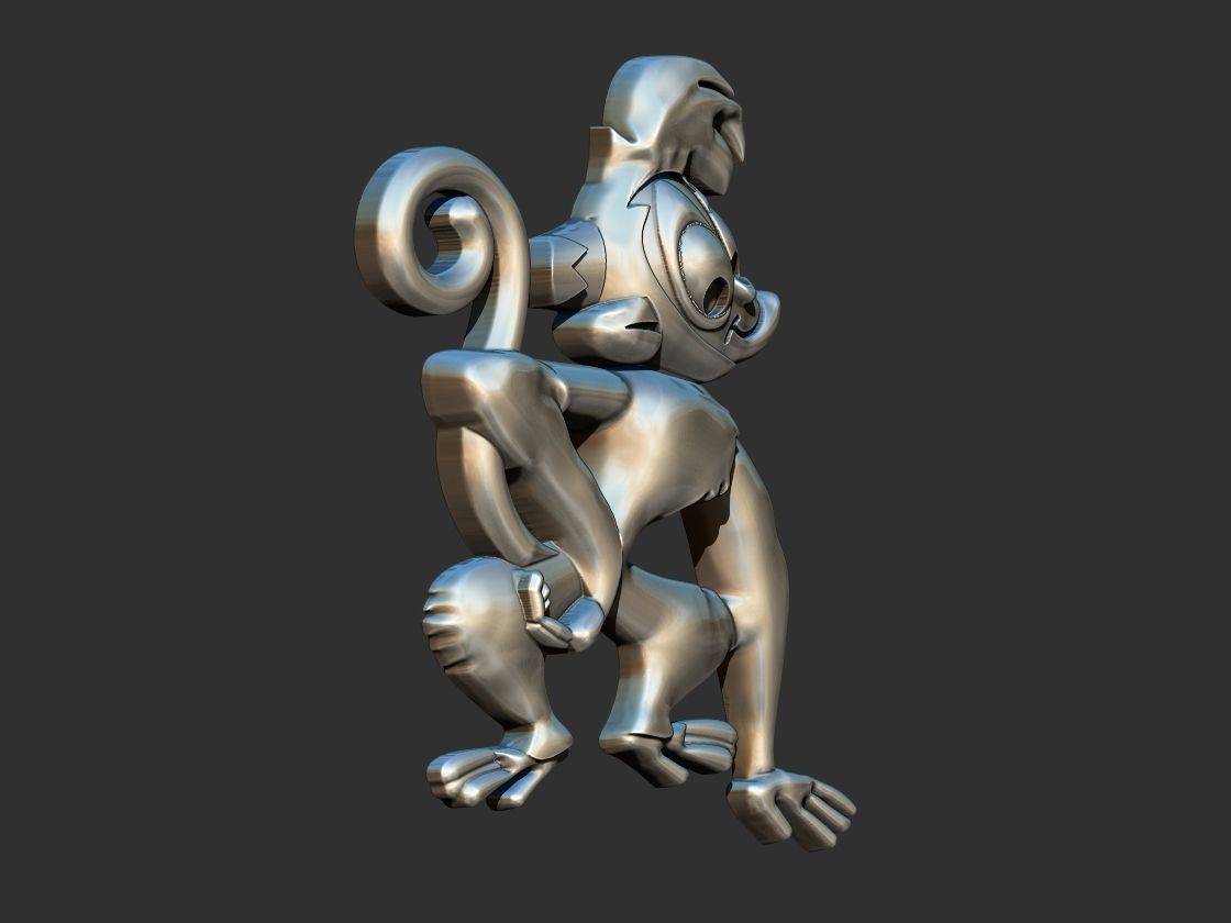 Abu - Aladdin Monkey 3D print model_3