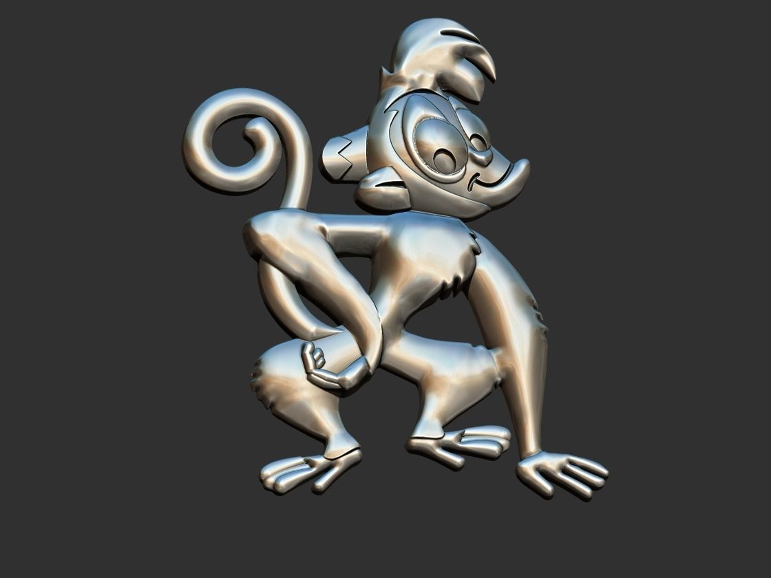 Abu - Aladdin Monkey 3D print model_11