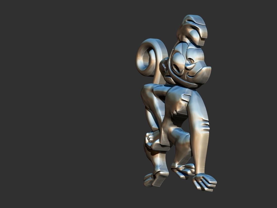 Abu - Aladdin Monkey 3D print model_8