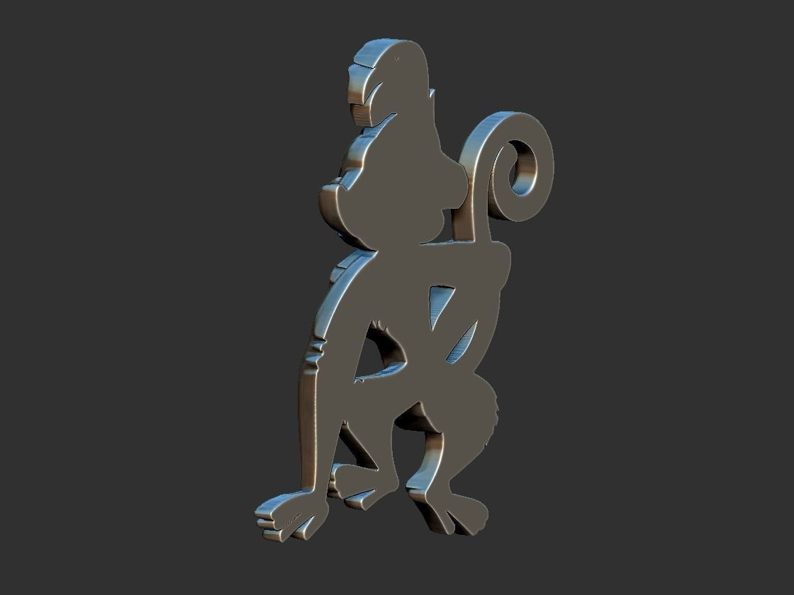 Abu - Aladdin Monkey 3D print model_7