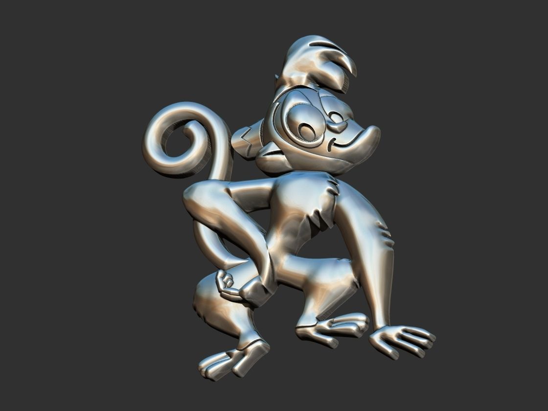 Abu - Aladdin Monkey 3D print model_9