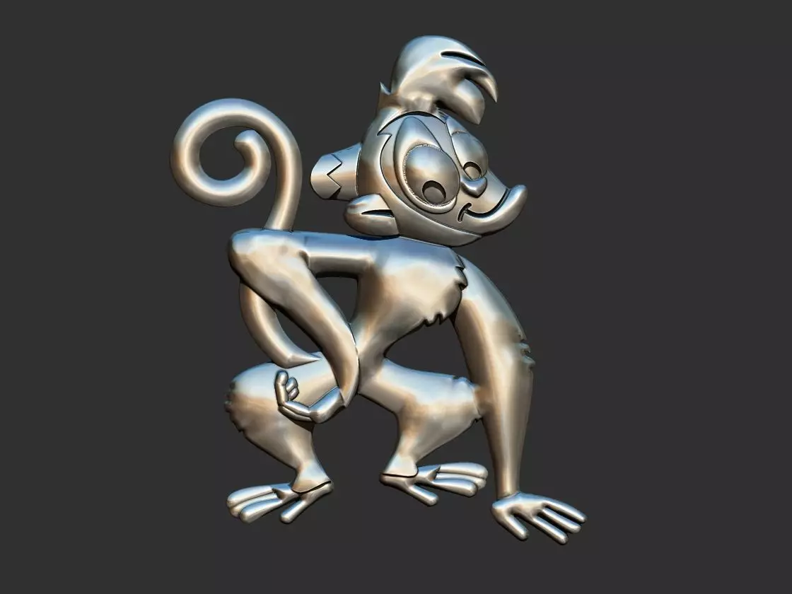 Abu - Aladdin Monkey 3D print model_0