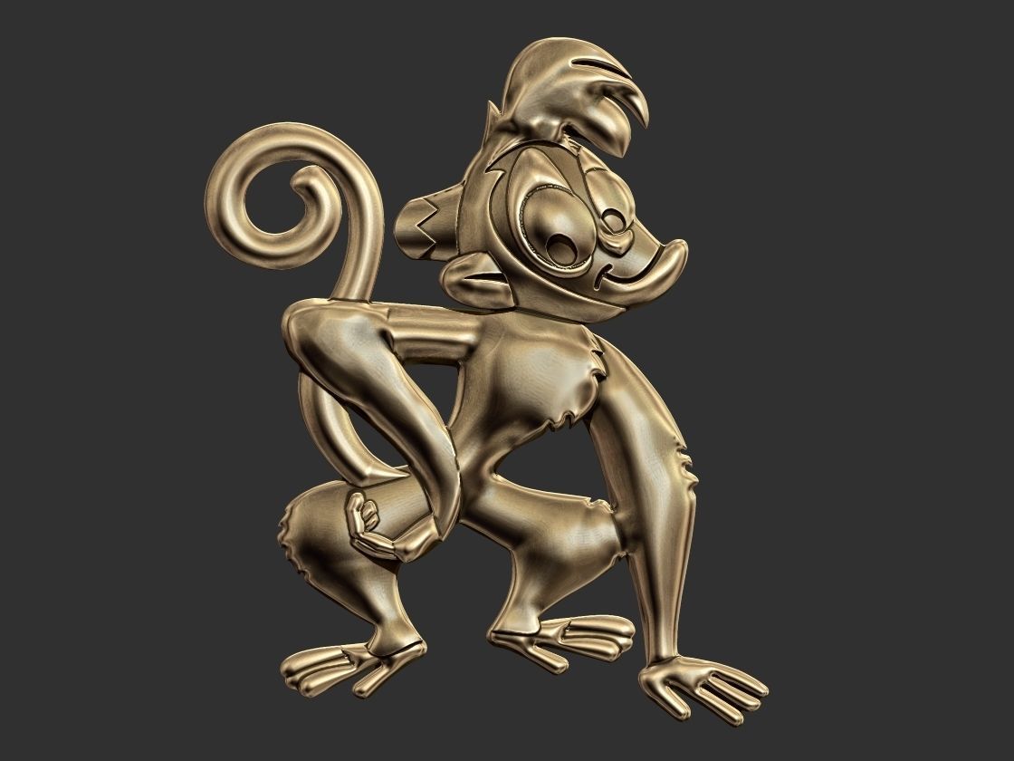 Abu - Aladdin Monkey 3D print model_1