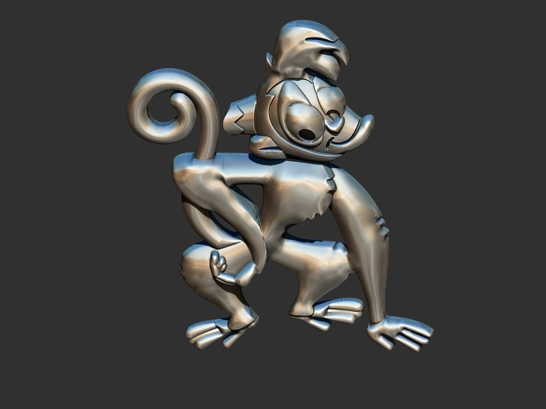 Abu - Aladdin Monkey 3D print model_10