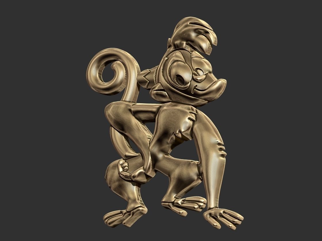 Abu - Aladdin Monkey 3D print model_2