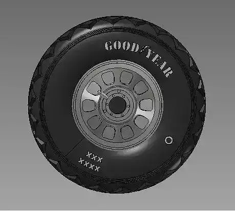 P - 51 diamant tire   3D print model