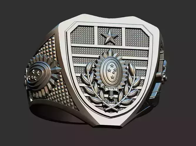 Exercito Brasileiro Anel - Brazilian Army Ring  3D print model