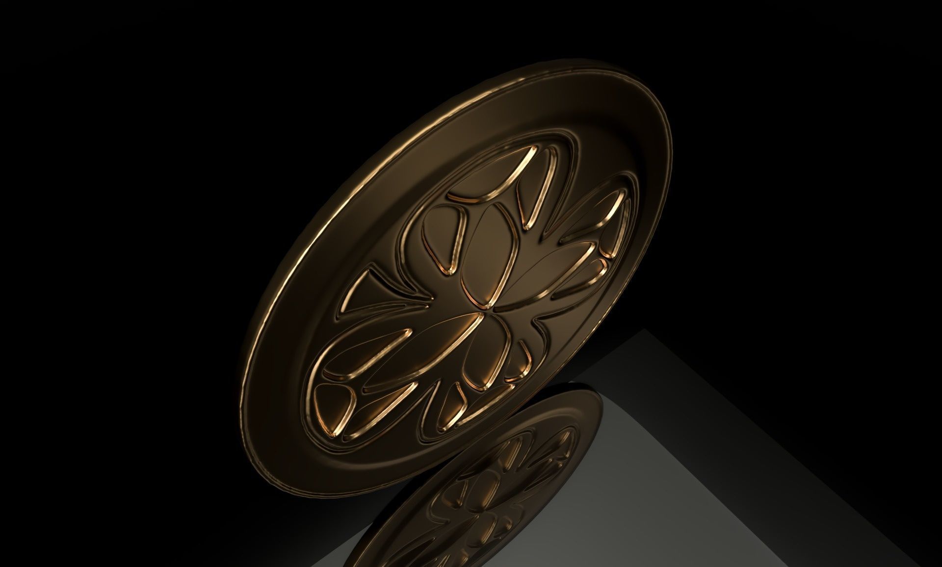 Lucky Coin from Luck Animated movie ready to print 3D print model_2