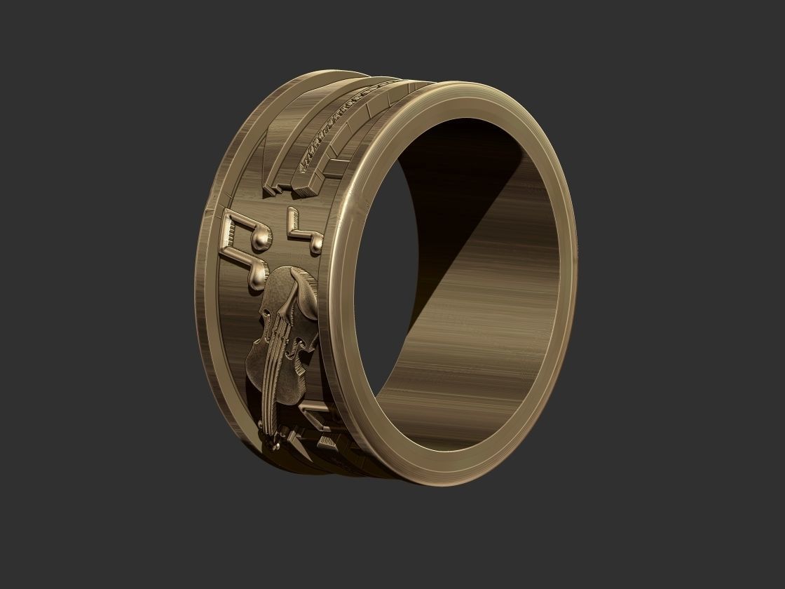 Musical Instrument Ring - Instrumentos Musicais 3D print model_8