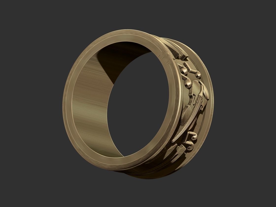 Musical Instrument Ring - Instrumentos Musicais 3D print model_9