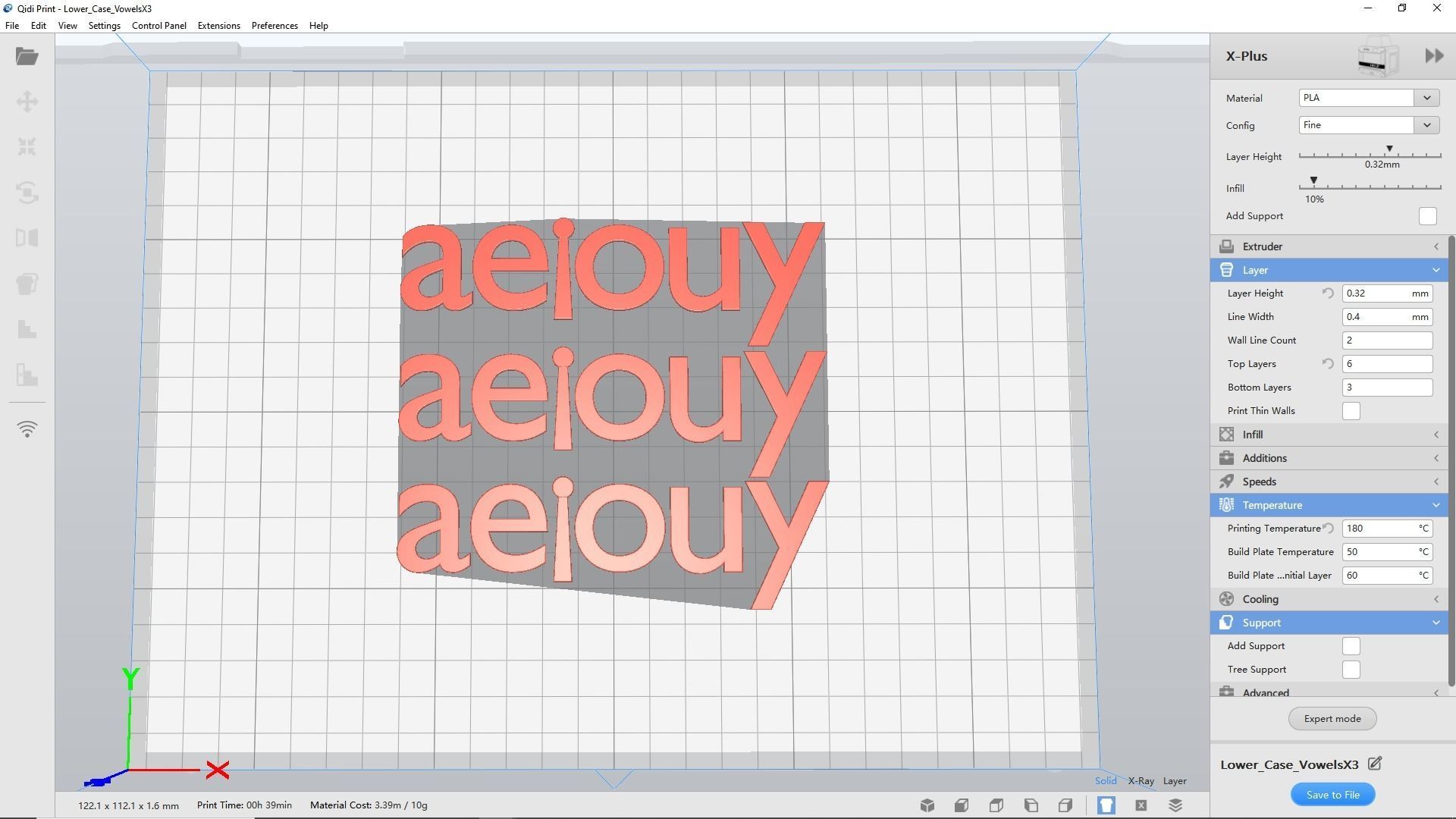 Keyboard Alphabet Numbers and Symbols 3D print model_15