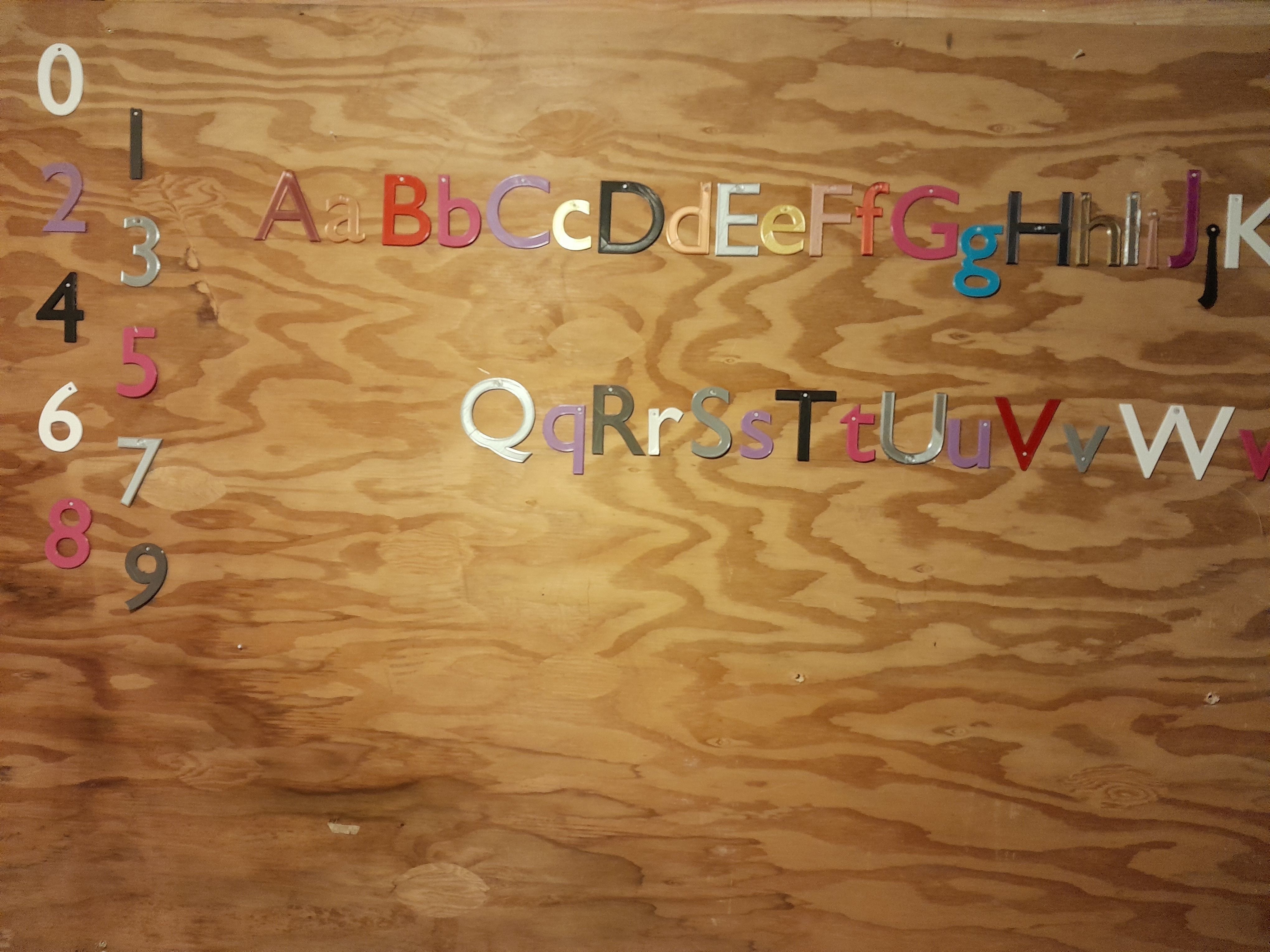 Keyboard Alphabet Numbers and Symbols 3D print model_1