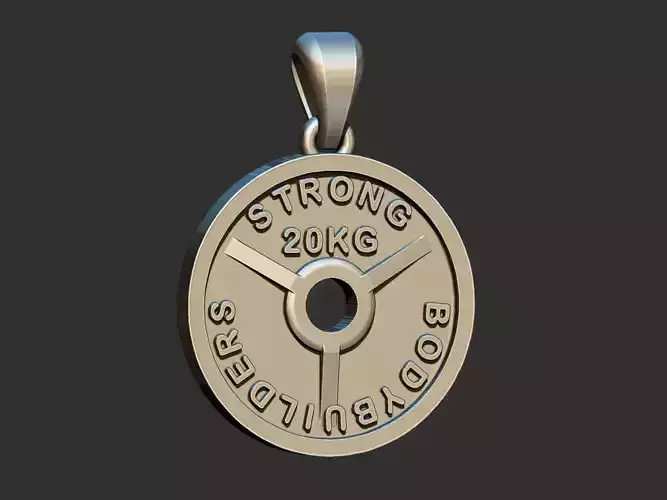 Weight Plate Pendant - Pingente Anilha
