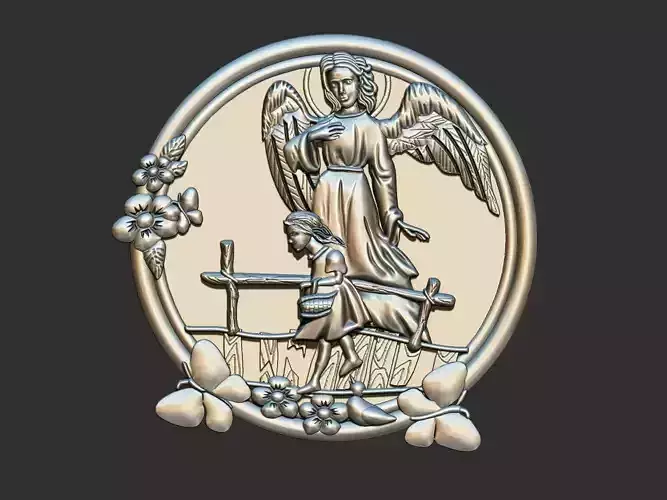 Guardian Angel Medal - Anjo da Guarda 