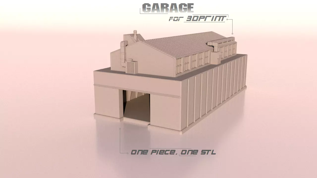 GARAGE for 3Dprint 3D print model_0