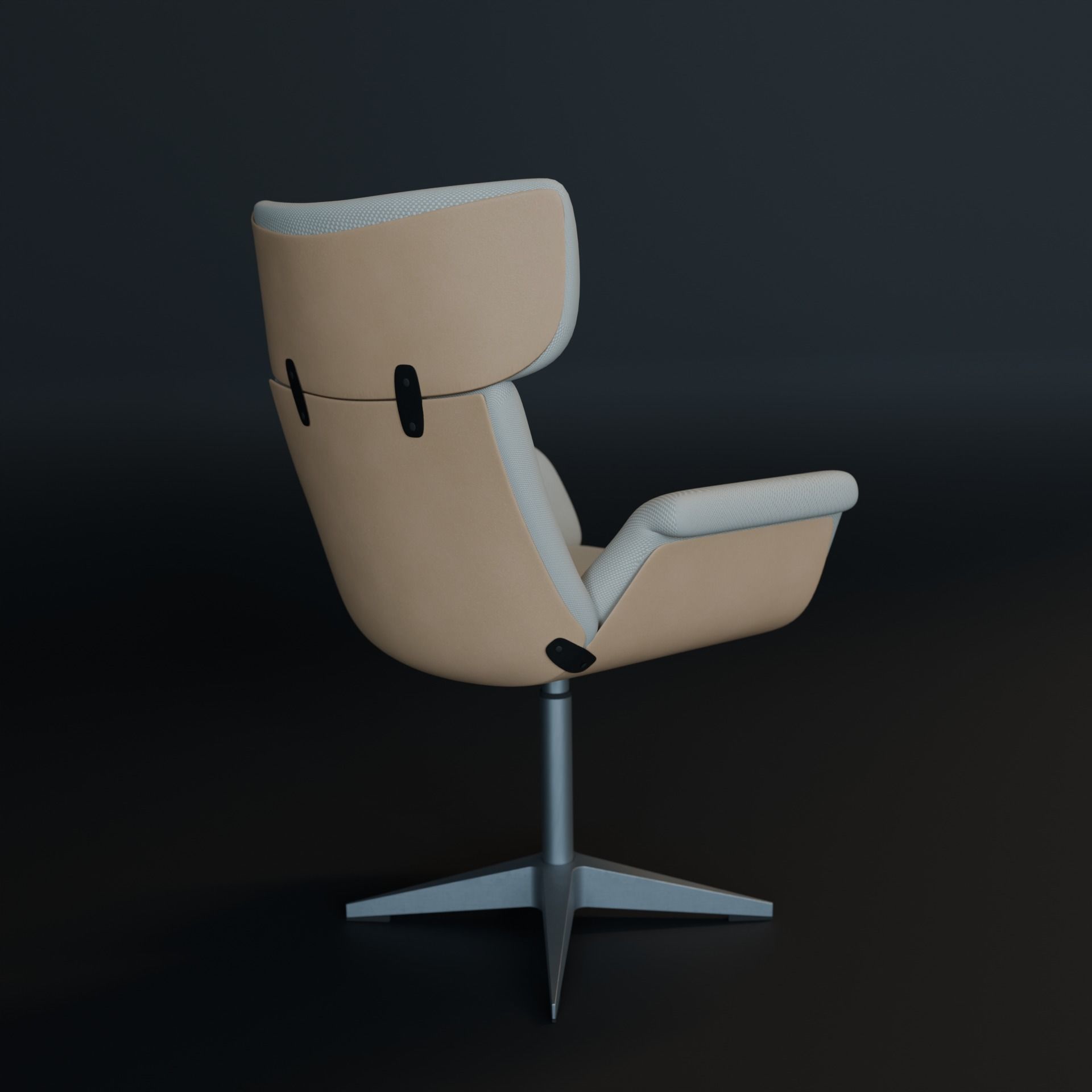 Desk Chair 3D model_1