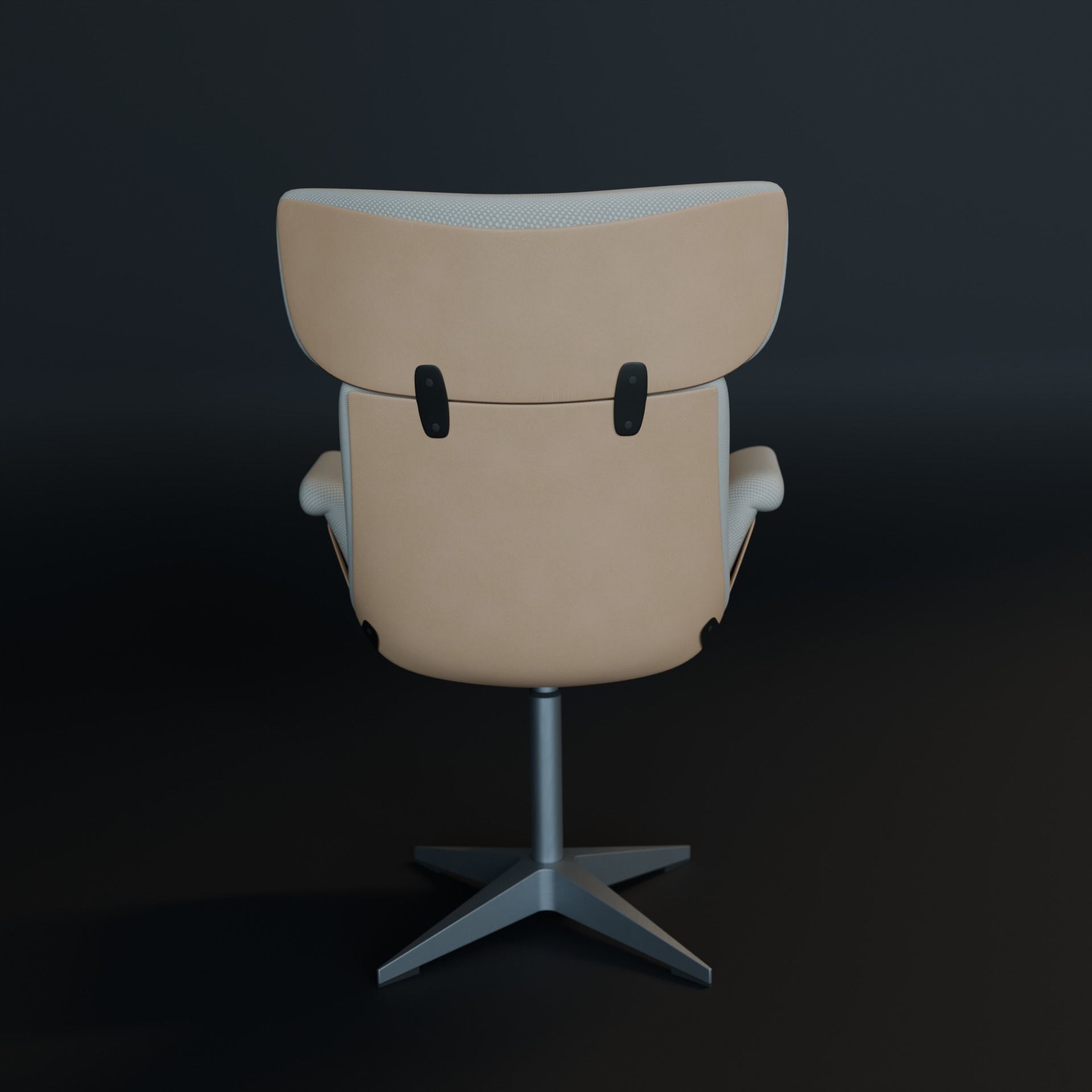 Desk Chair 3D model_7