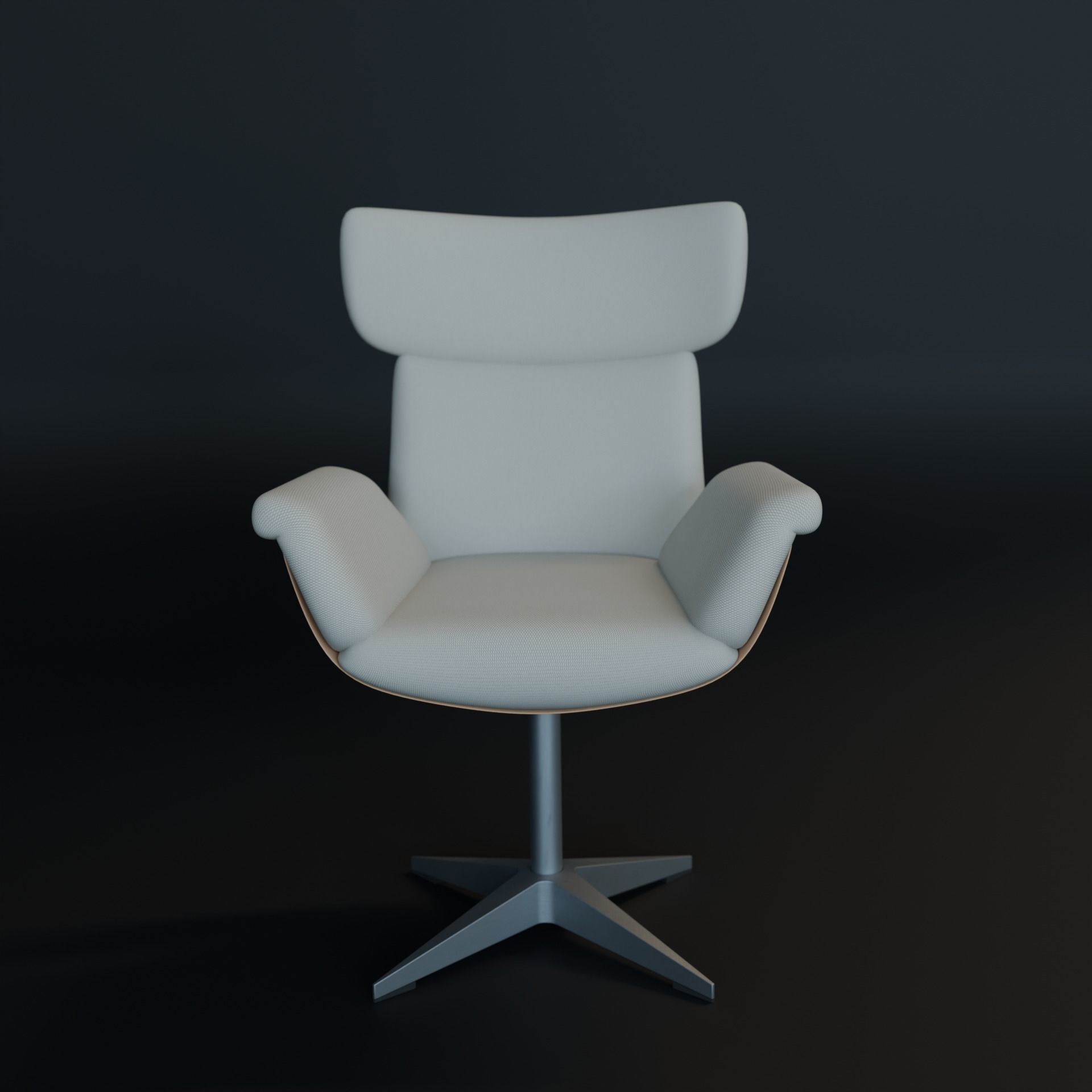 Desk Chair 3D model_5