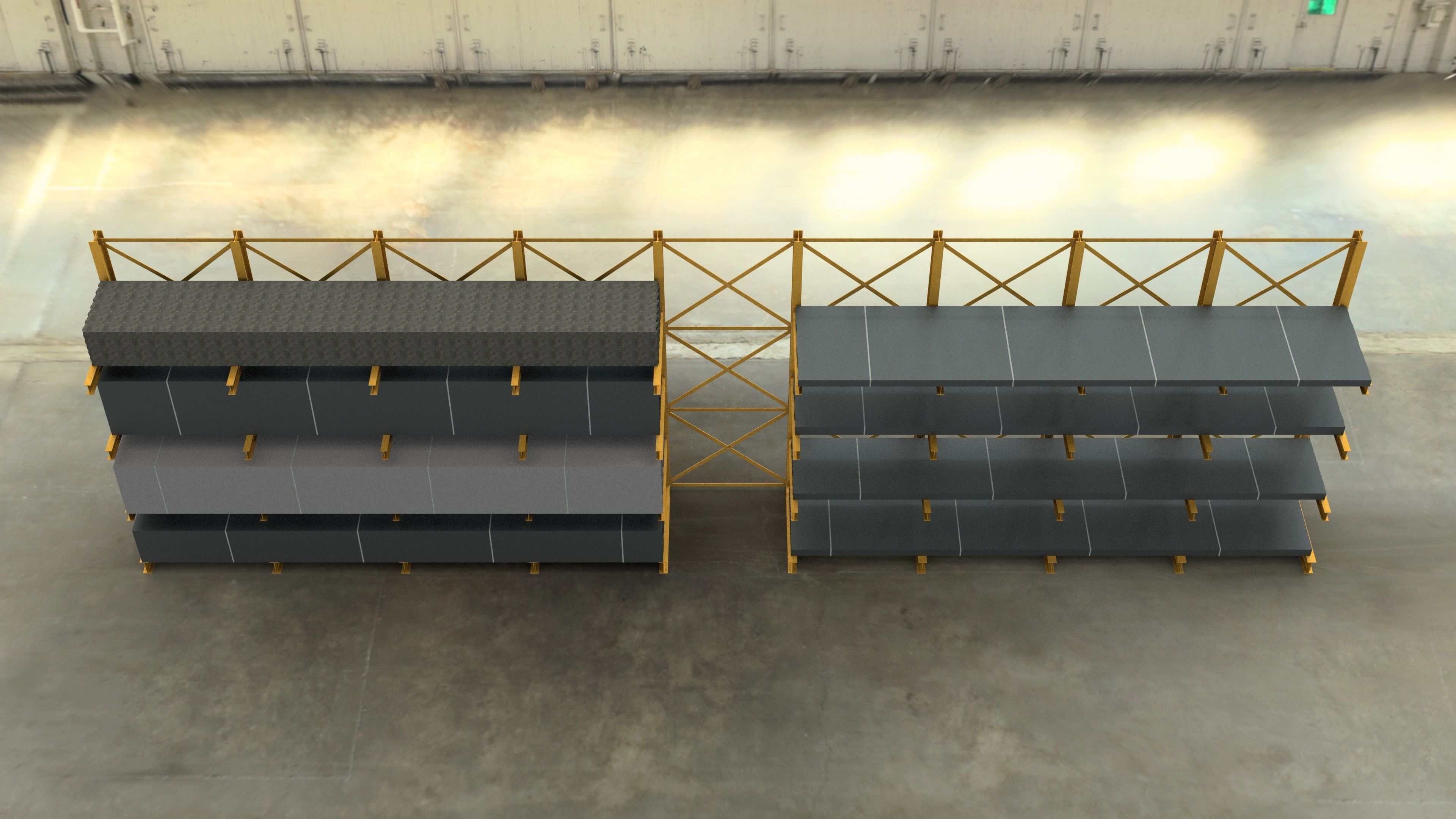 Steel Cantilever Beam free 3D model | CGTrader