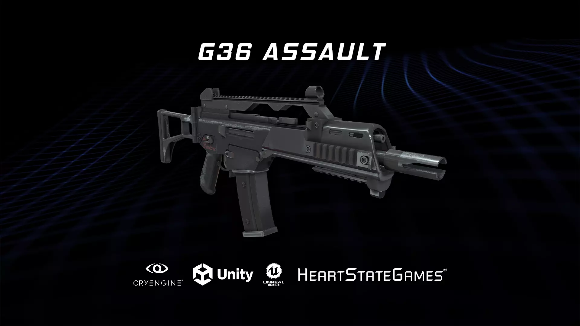 RIFLE 3 - G36 Assualt Rifle - 4K Game Ready Low-poly 3D model_0