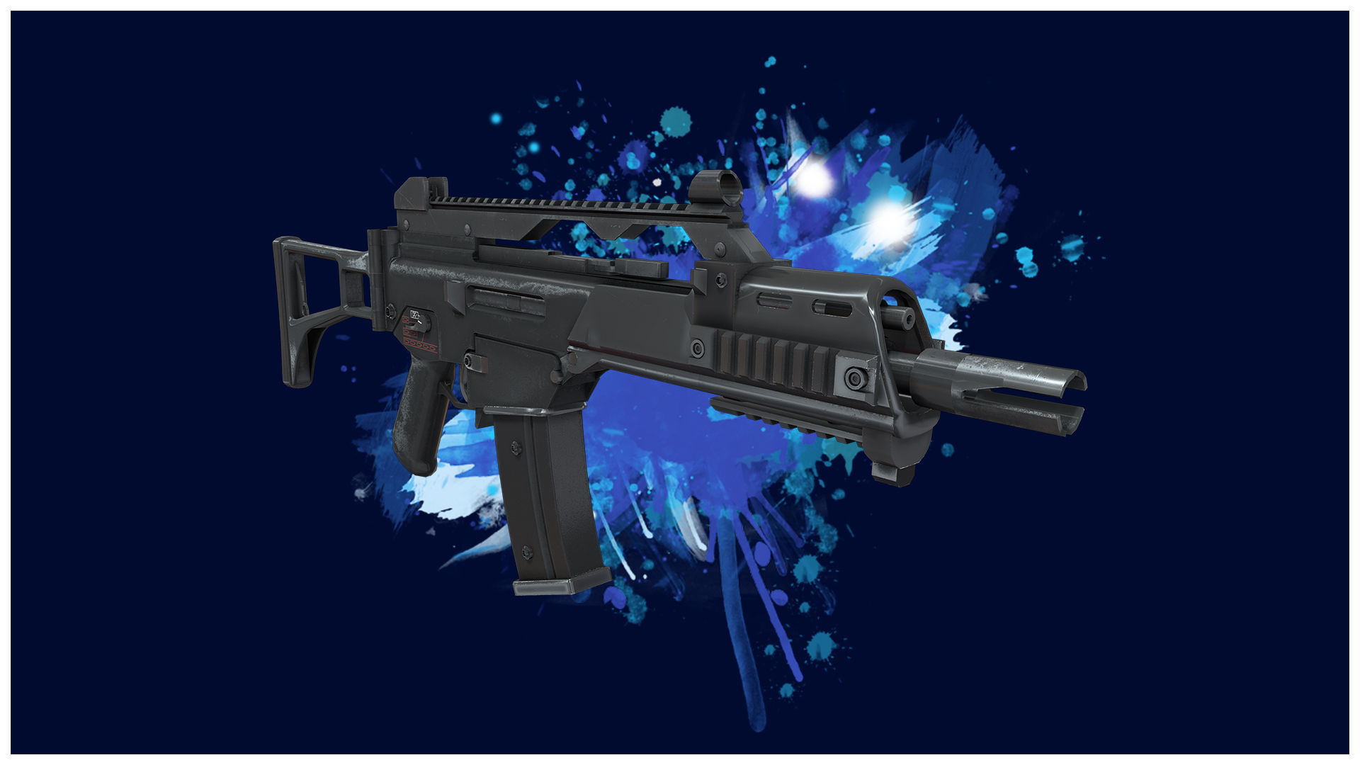 RIFLE 3 - G36 Assualt Rifle - 4K Game Ready Low-poly 3D model_2