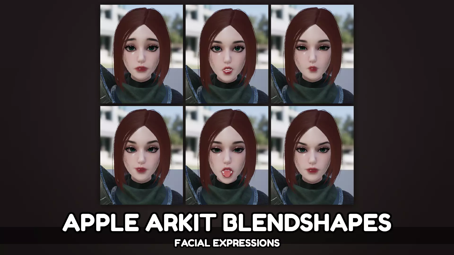 Warrior Girl Low-poly 3D model_8