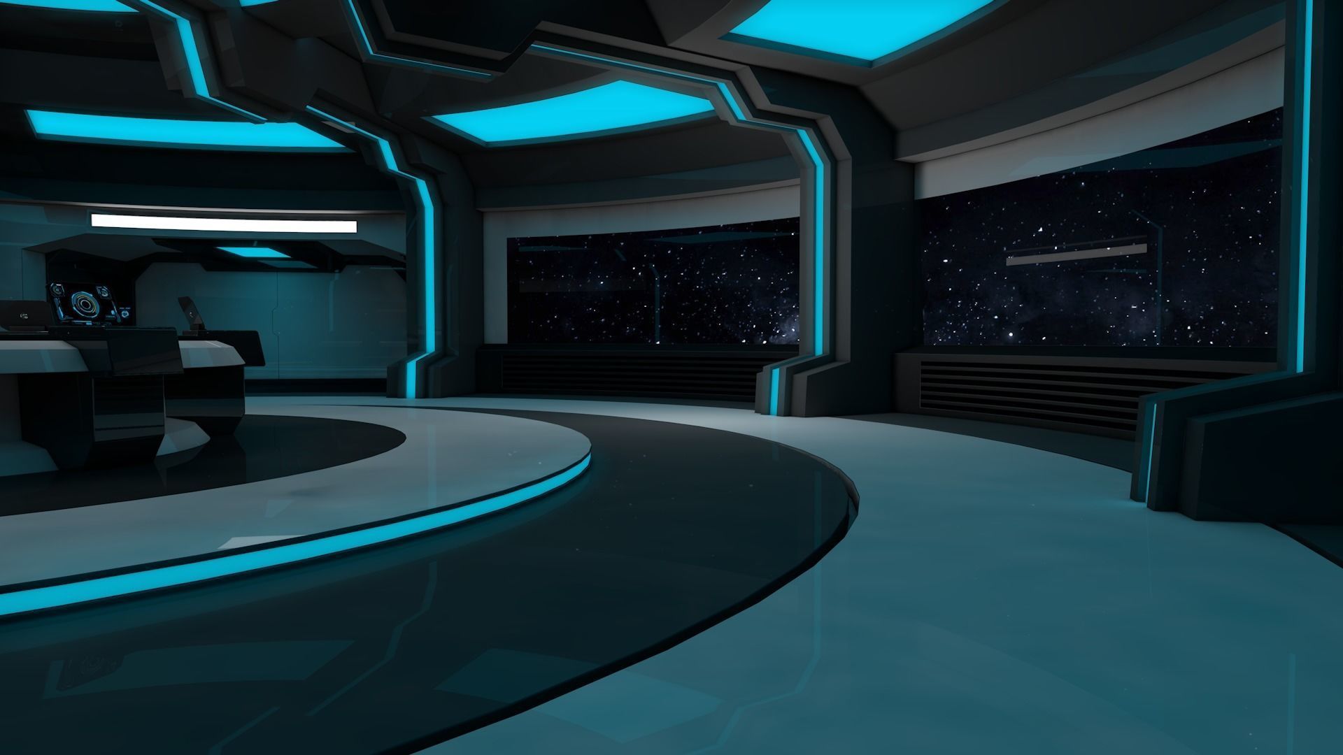 Sci Fi Room 3D model_7
