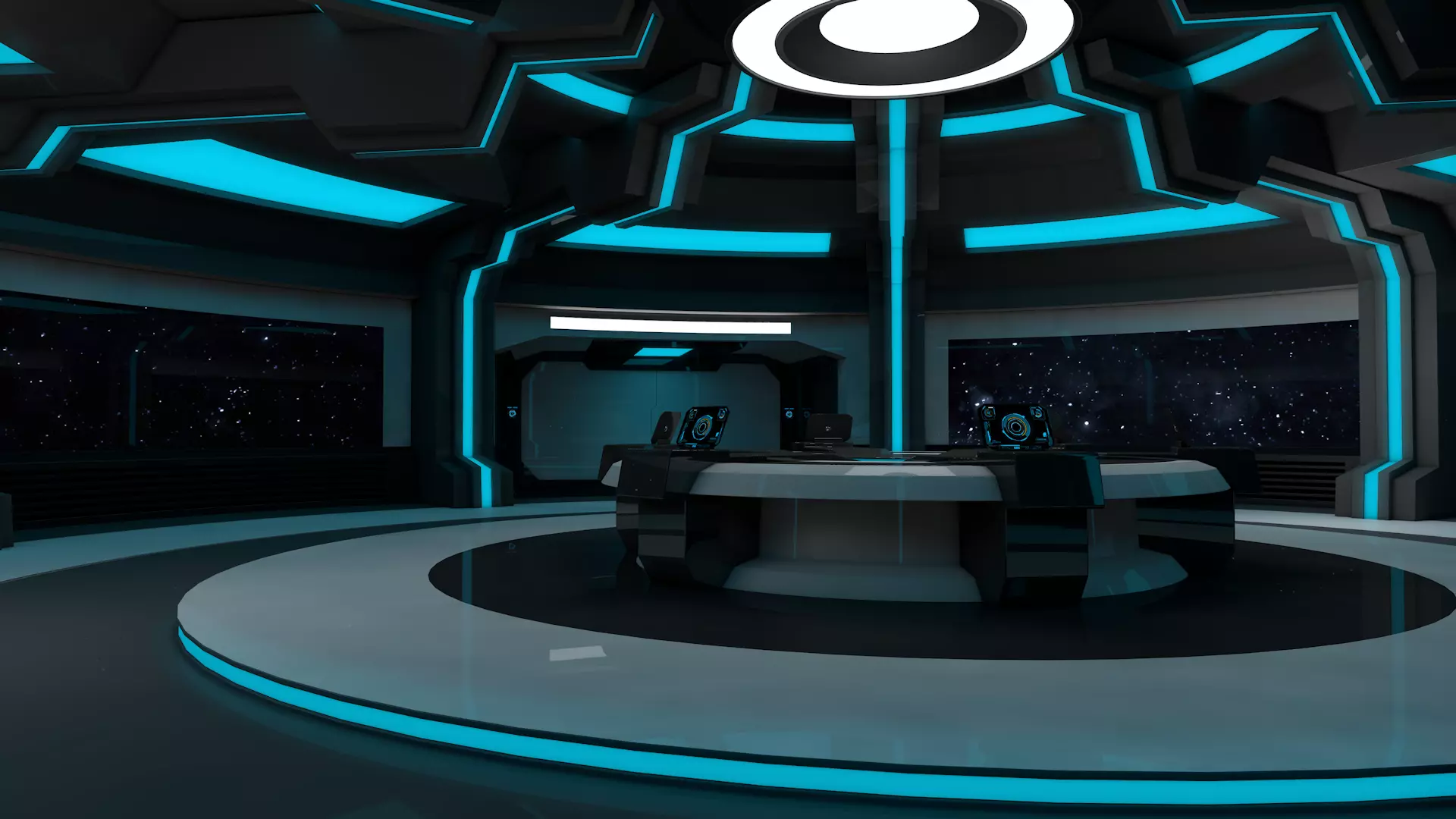 Sci Fi Room 3D model_0