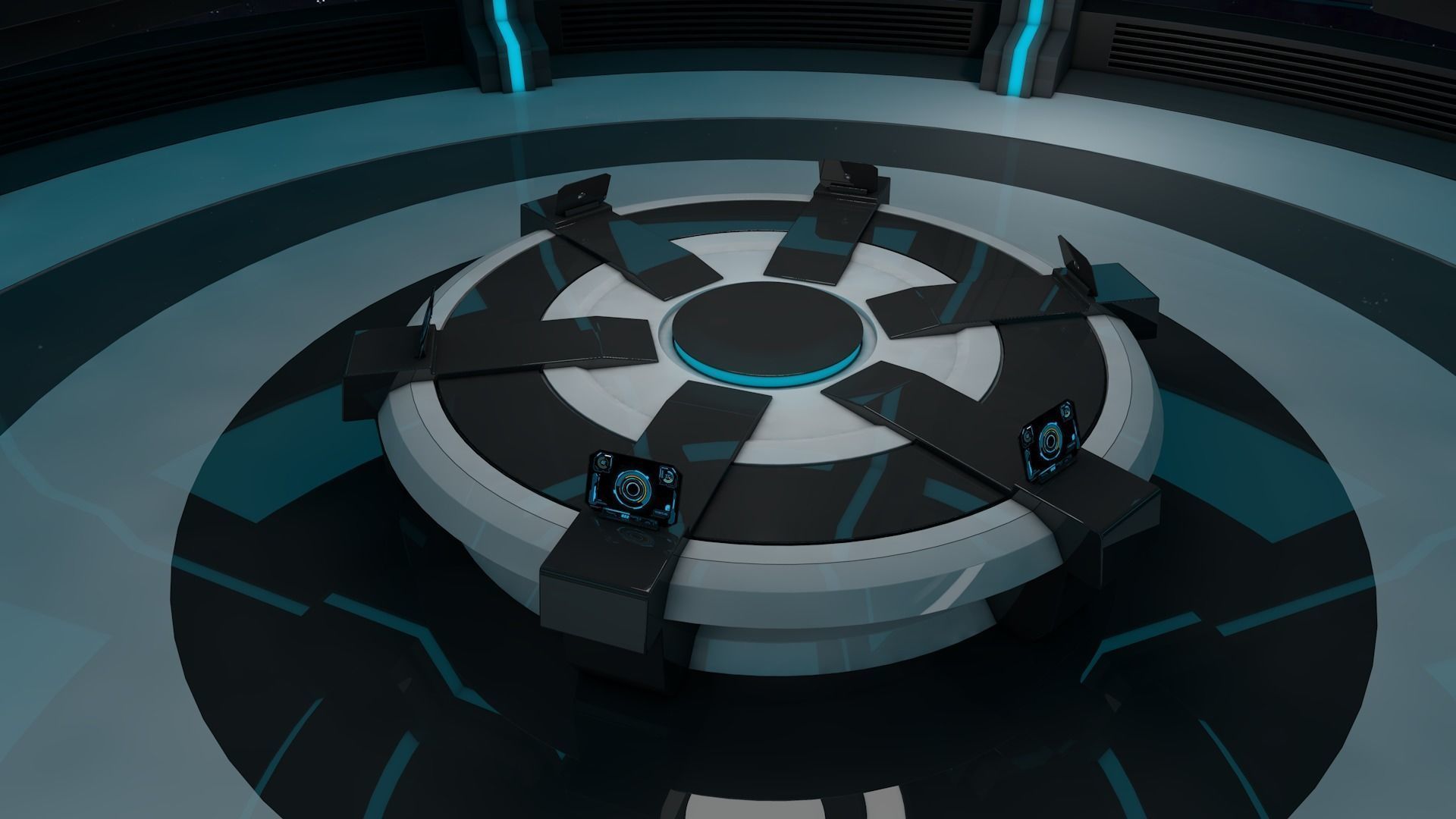 Sci Fi Room 3D model_5