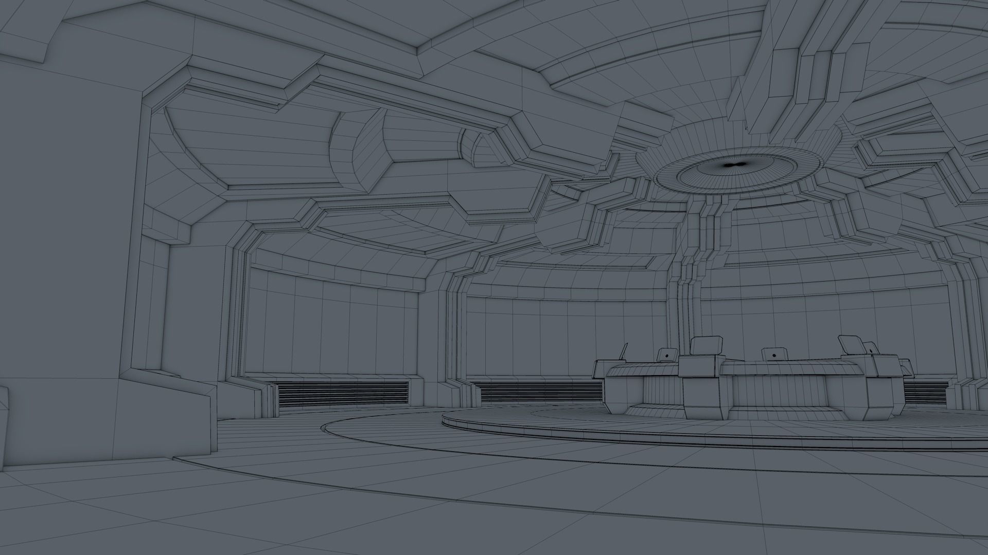 Sci Fi Room 3D model_14