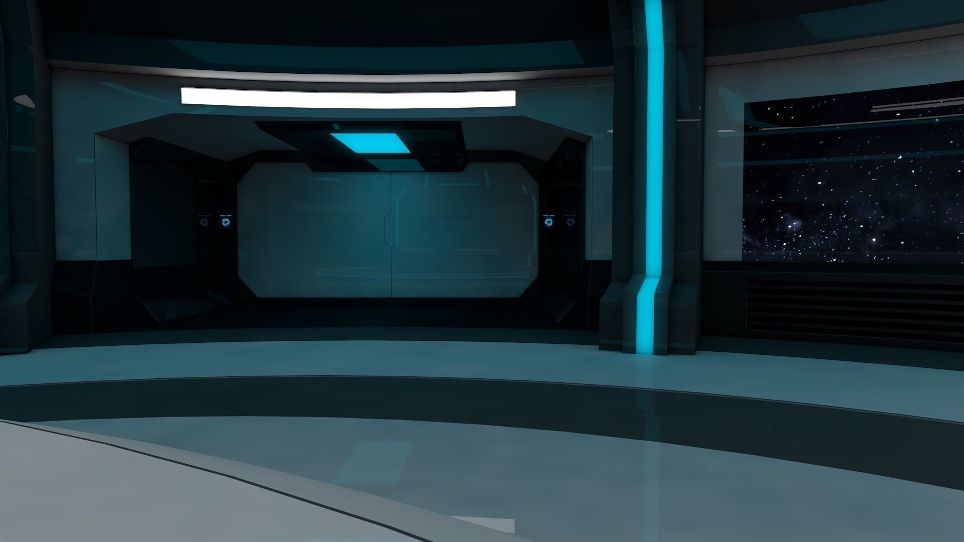 Sci Fi Room 3D model_8