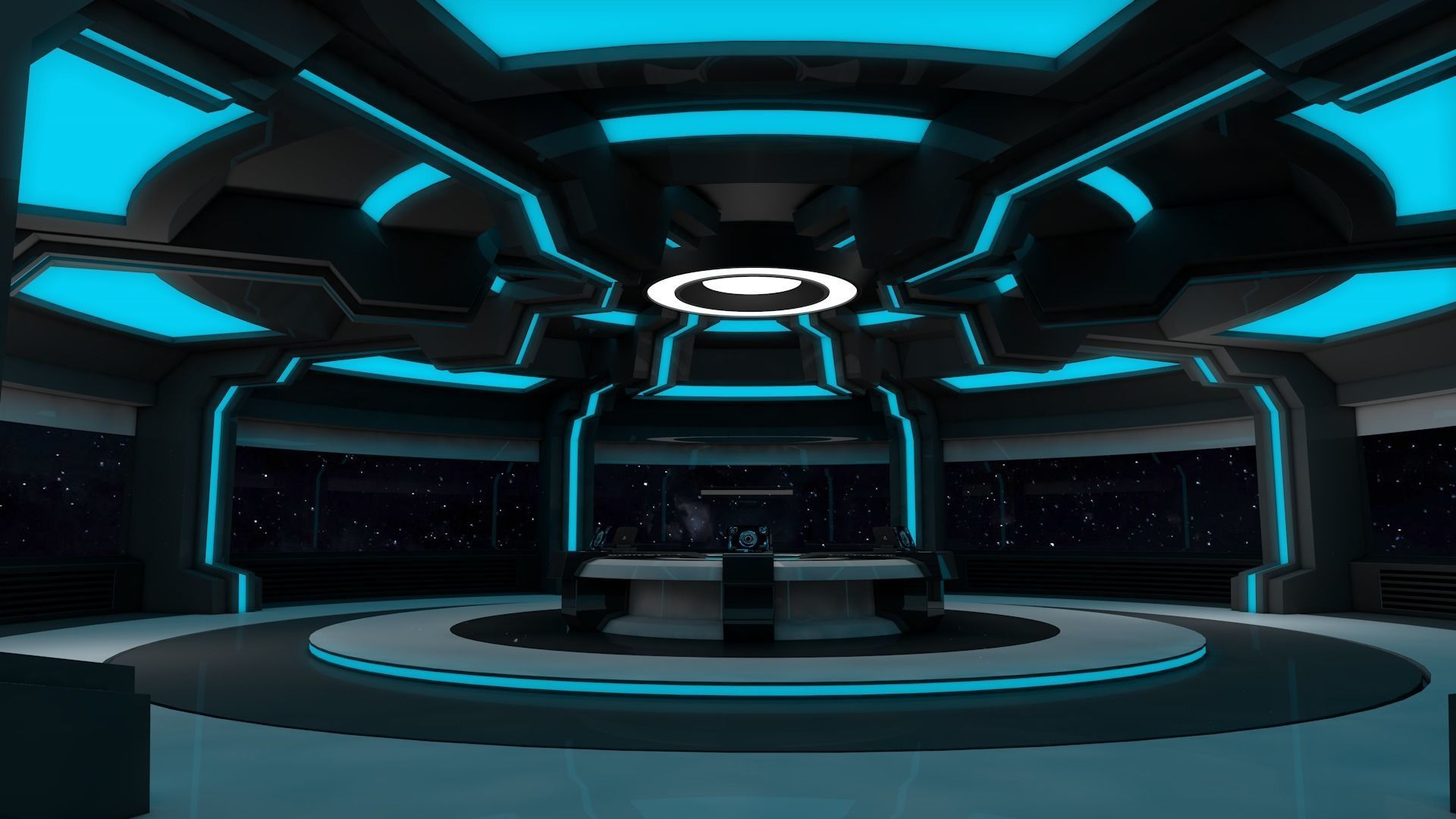 Sci Fi Room 3D model_10