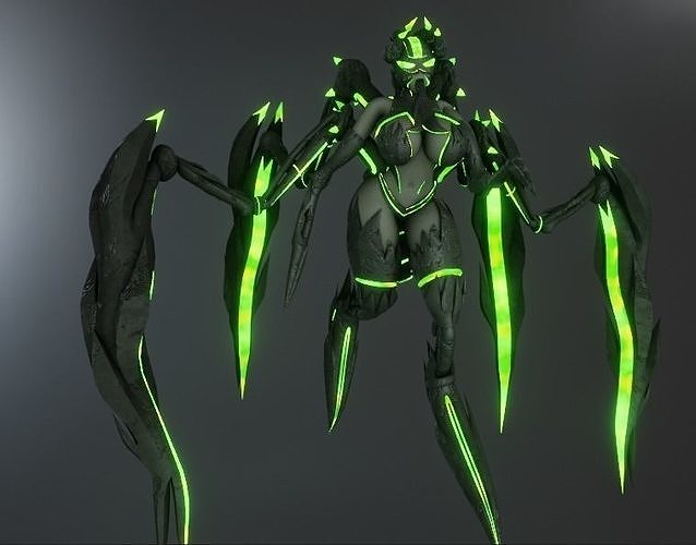 Aracne Monster 3D NSFW Low-poly 3D model
