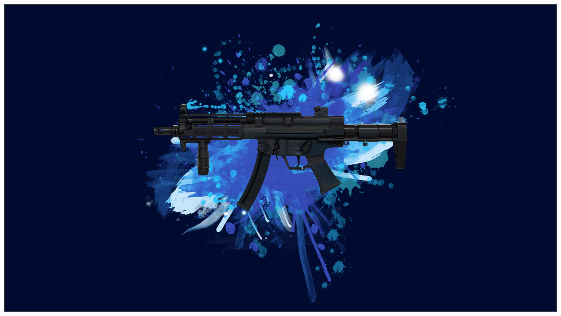 SMG 3 - MP5K Sub-Machinegun - 4K Game Ready Low-poly 3D model_5