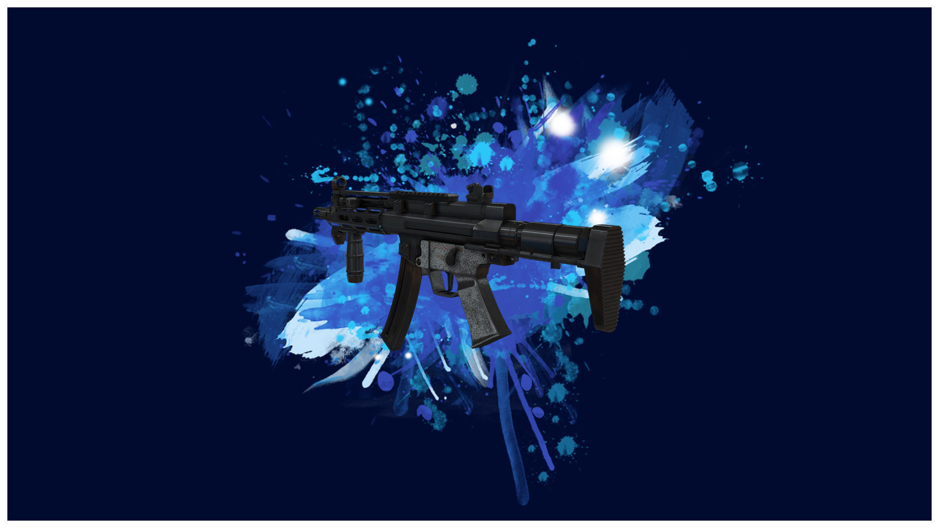 SMG 3 - MP5K Sub-Machinegun - 4K Game Ready Low-poly 3D model_4