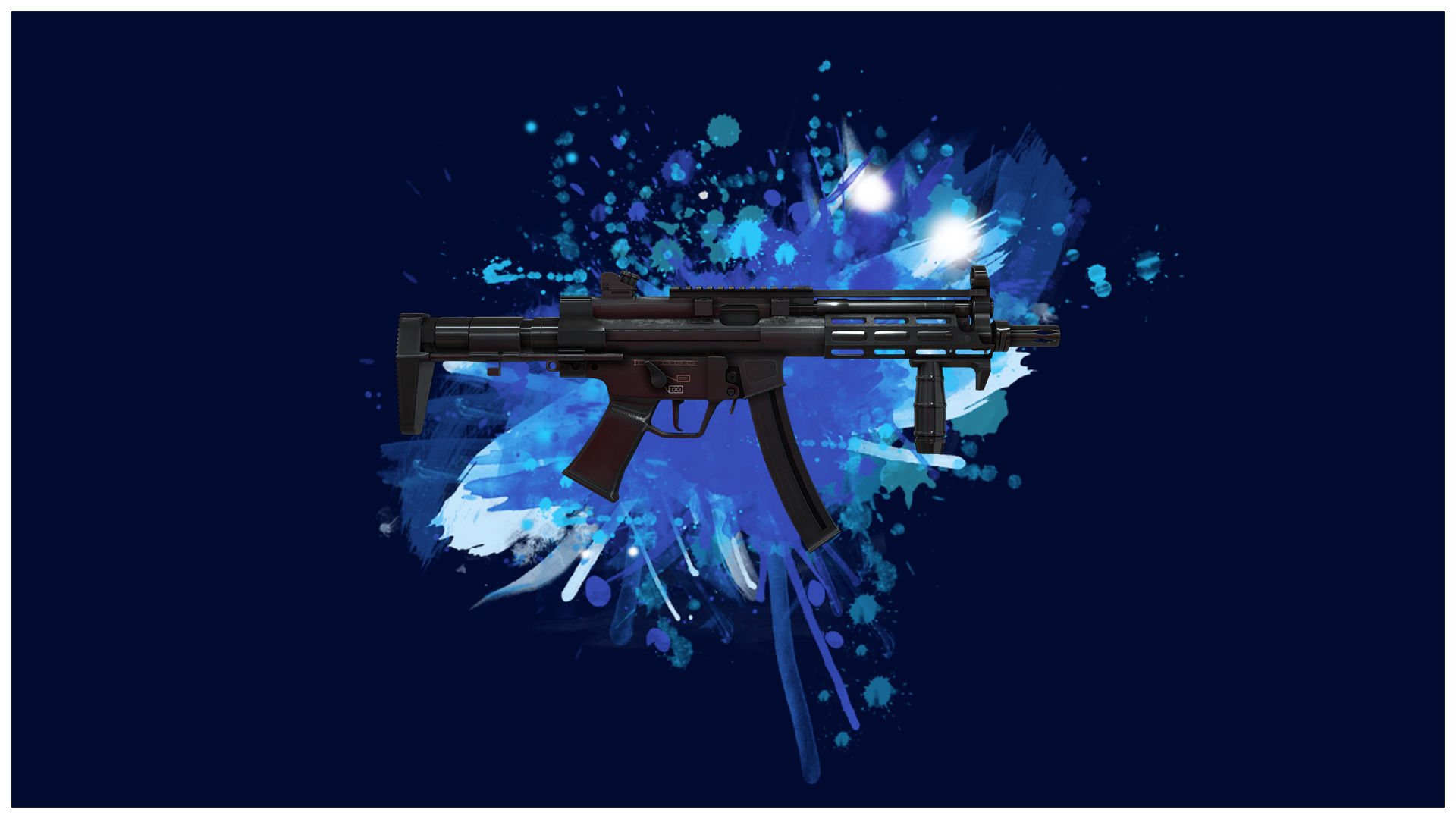 SMG 3 - MP5K Sub-Machinegun - 4K Game Ready Low-poly 3D model_3