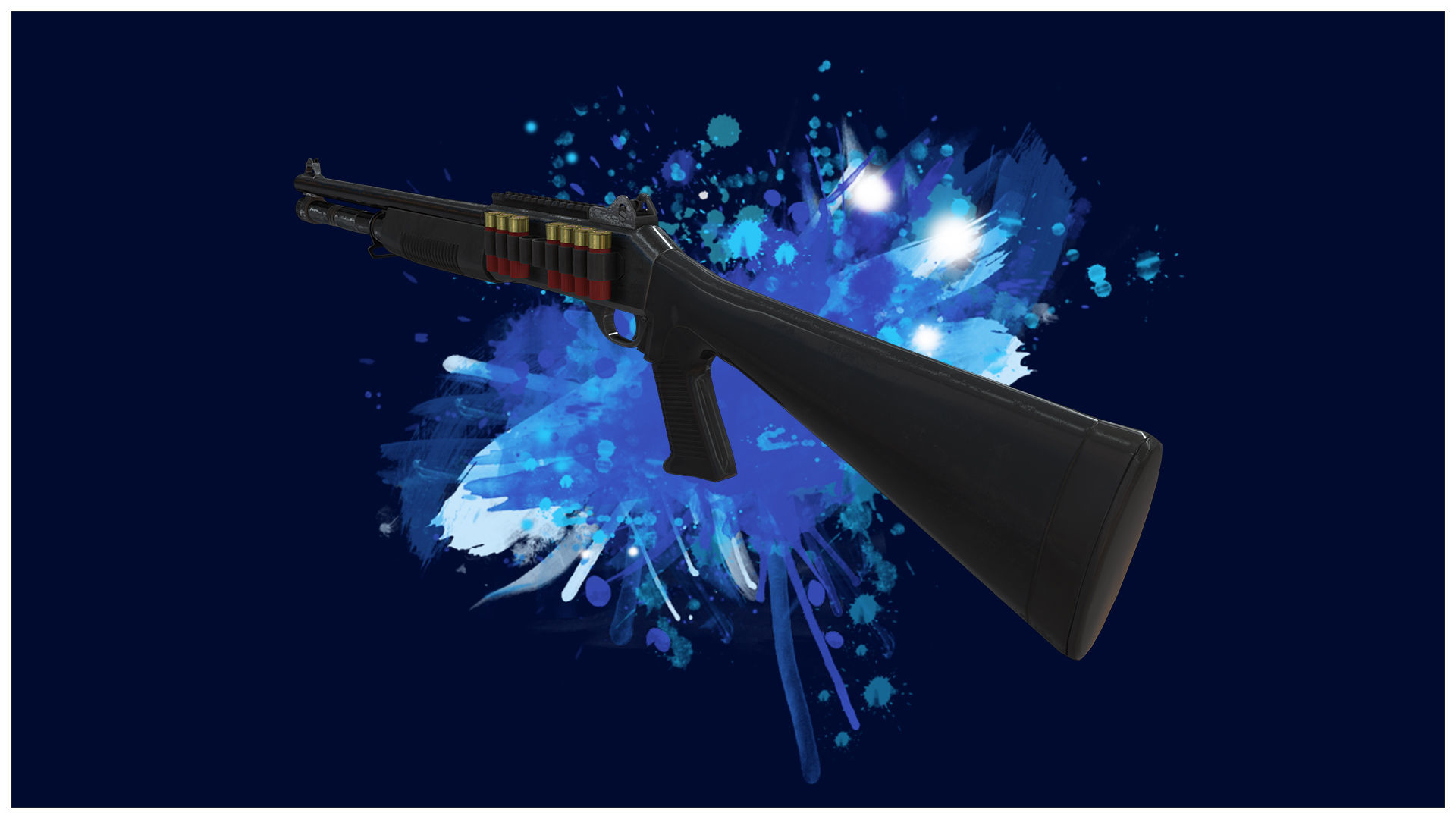 SHOTGUN 2 - Benelli M4 Super 90 Tactical Shotgun - 4K Game Ready Low-poly 3D model_4