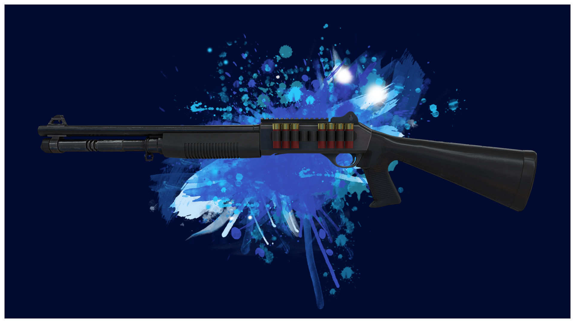 SHOTGUN 2 - Benelli M4 Super 90 Tactical Shotgun - 4K Game Ready Low-poly 3D model_5