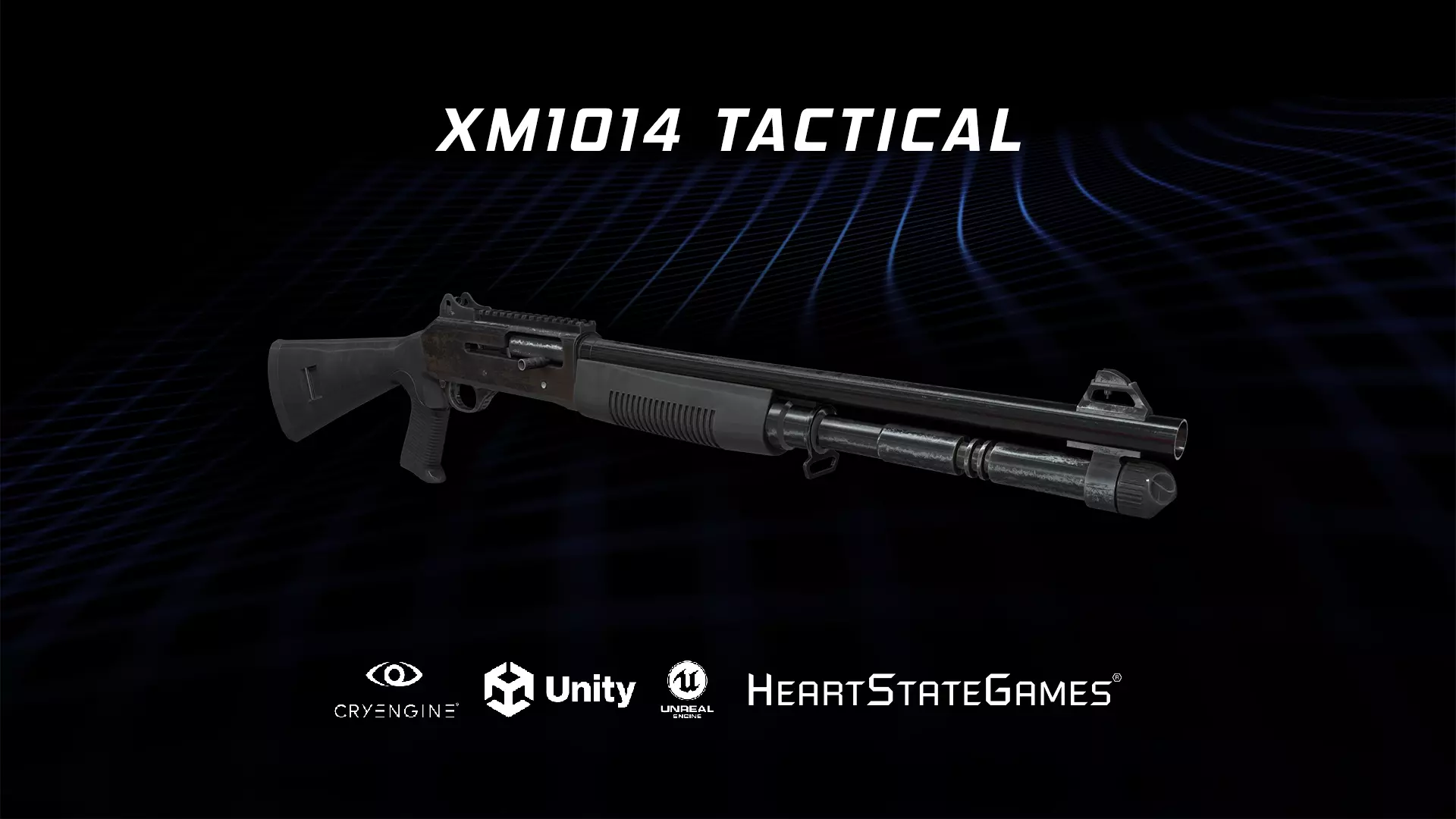 SHOTGUN 2 - Benelli M4 Super 90 Tactical Shotgun - 4K Game Ready Low-poly 3D model_0