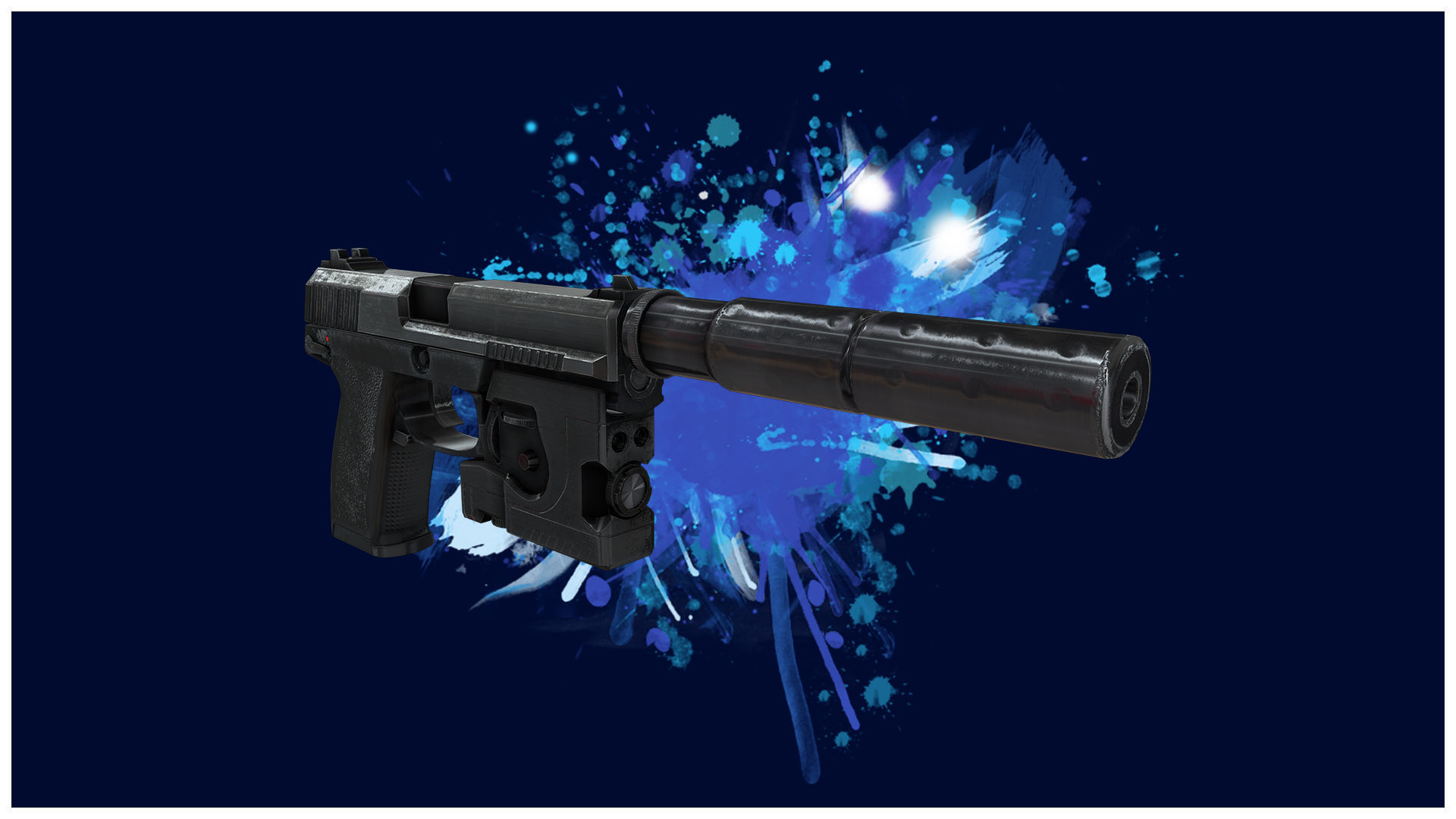 PISTOL 4 - SOCOM MK23 Pistol - 4K Game Ready Low-poly 3D model_2