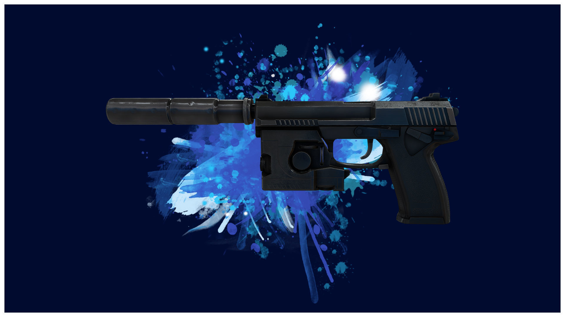 PISTOL 4 - SOCOM MK23 Pistol - 4K Game Ready Low-poly 3D model_5