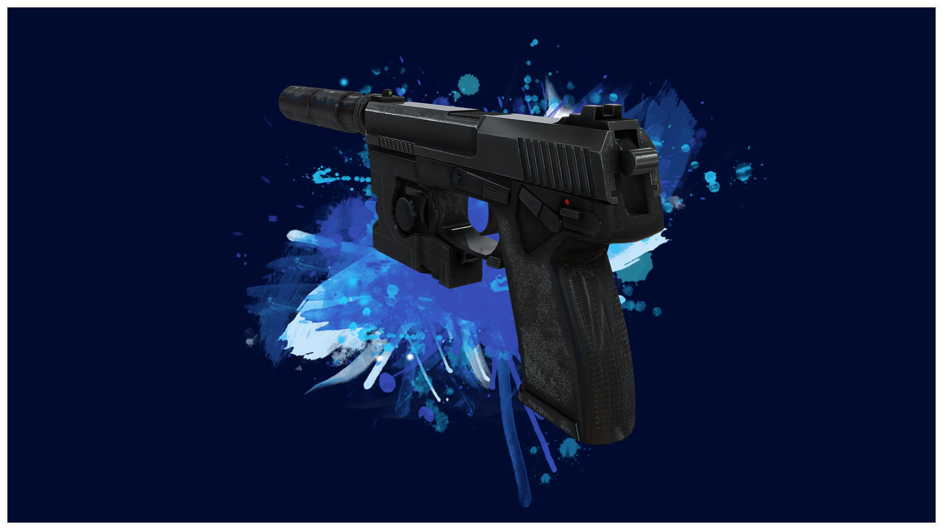 PISTOL 4 - SOCOM MK23 Pistol - 4K Game Ready Low-poly 3D model_4