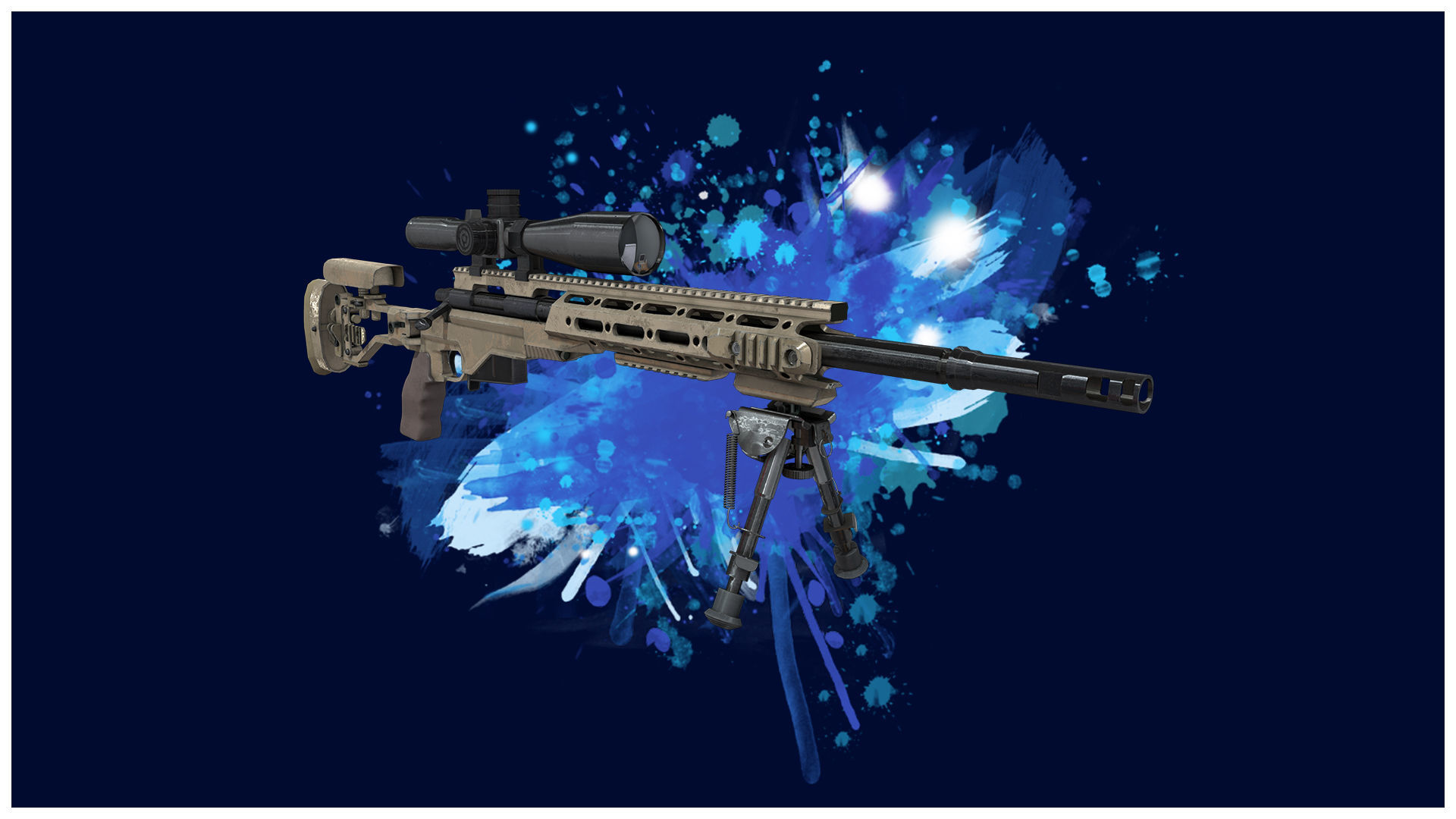 SNIPER 1 - Remington MSR Sniper - 4K Game Ready  Low-poly 3D model_2