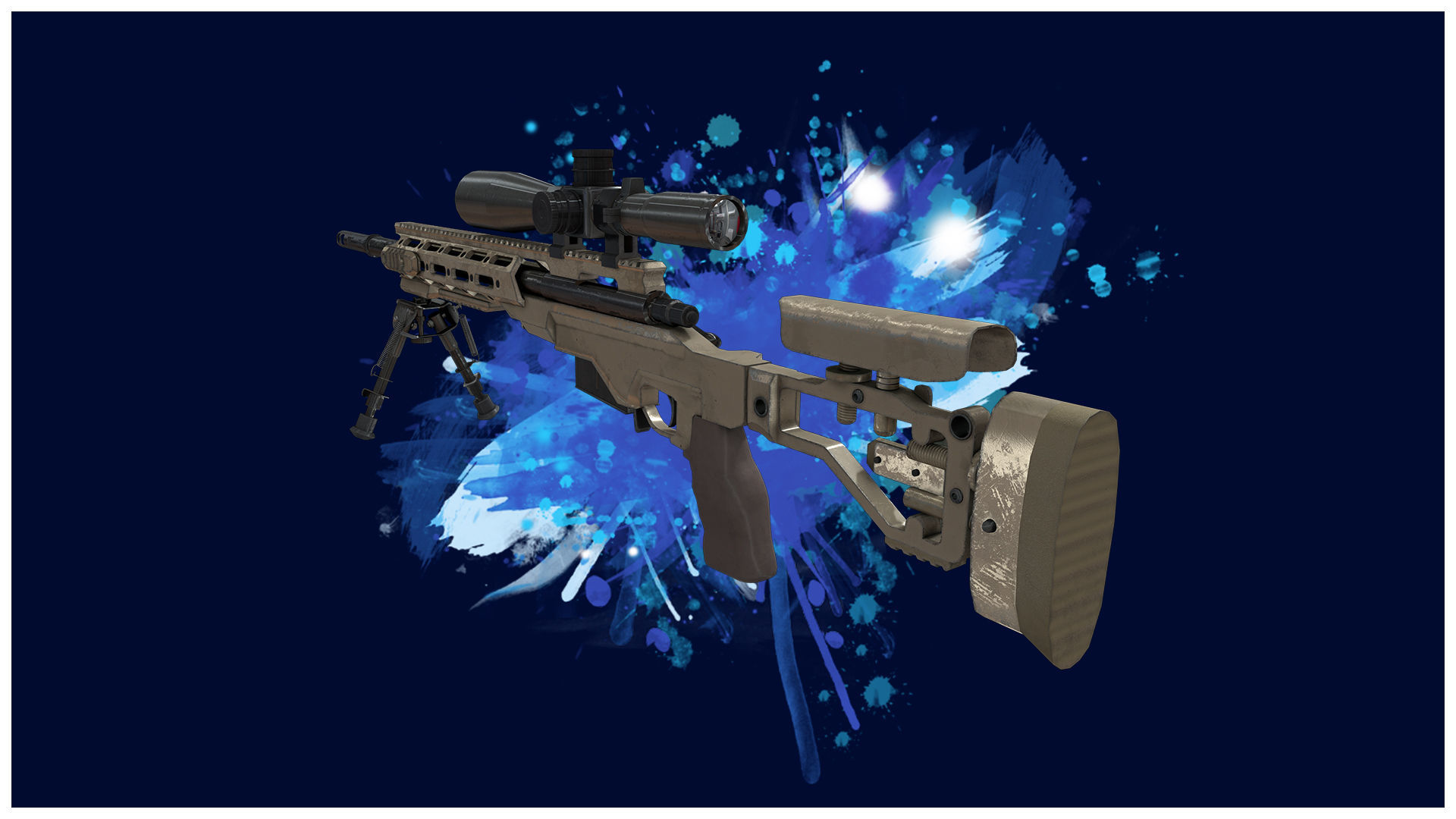 SNIPER 1 - Remington MSR Sniper - 4K Game Ready  Low-poly 3D model_4