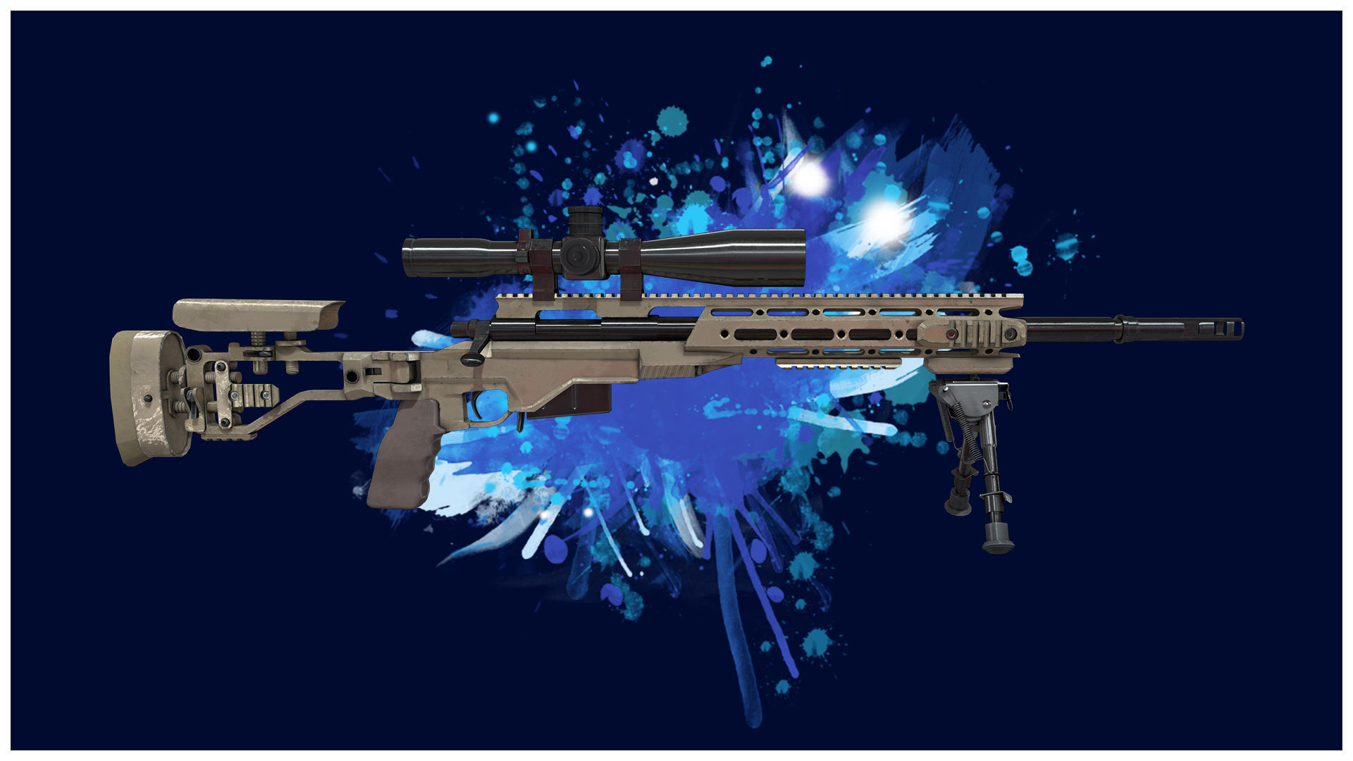 SNIPER 1 - Remington MSR Sniper - 4K Game Ready  Low-poly 3D model_3