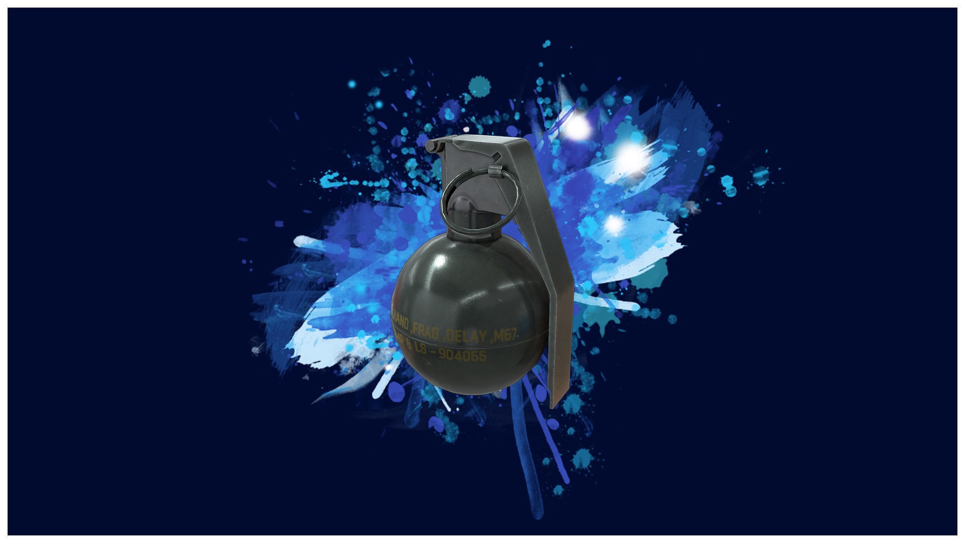 GRENADE 1 - M67 Tactical Grenade - 4K Game Ready Low-poly 3D model_3