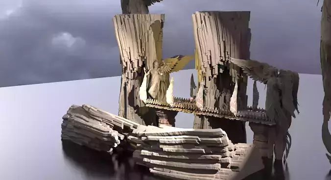 Angel Ascension Colossal cliff