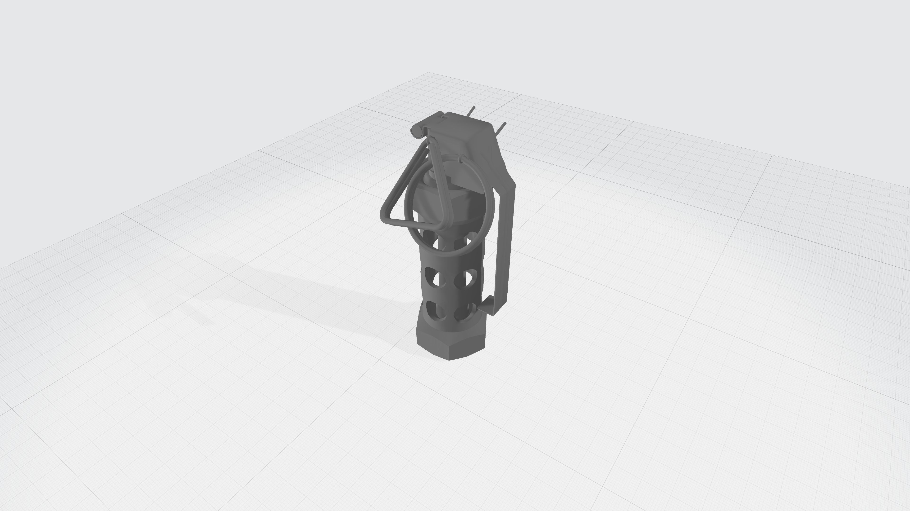 GRENADE 2 - M84 Flashbang Stun Grenade - 4K Game Ready Low-poly 3D model_4